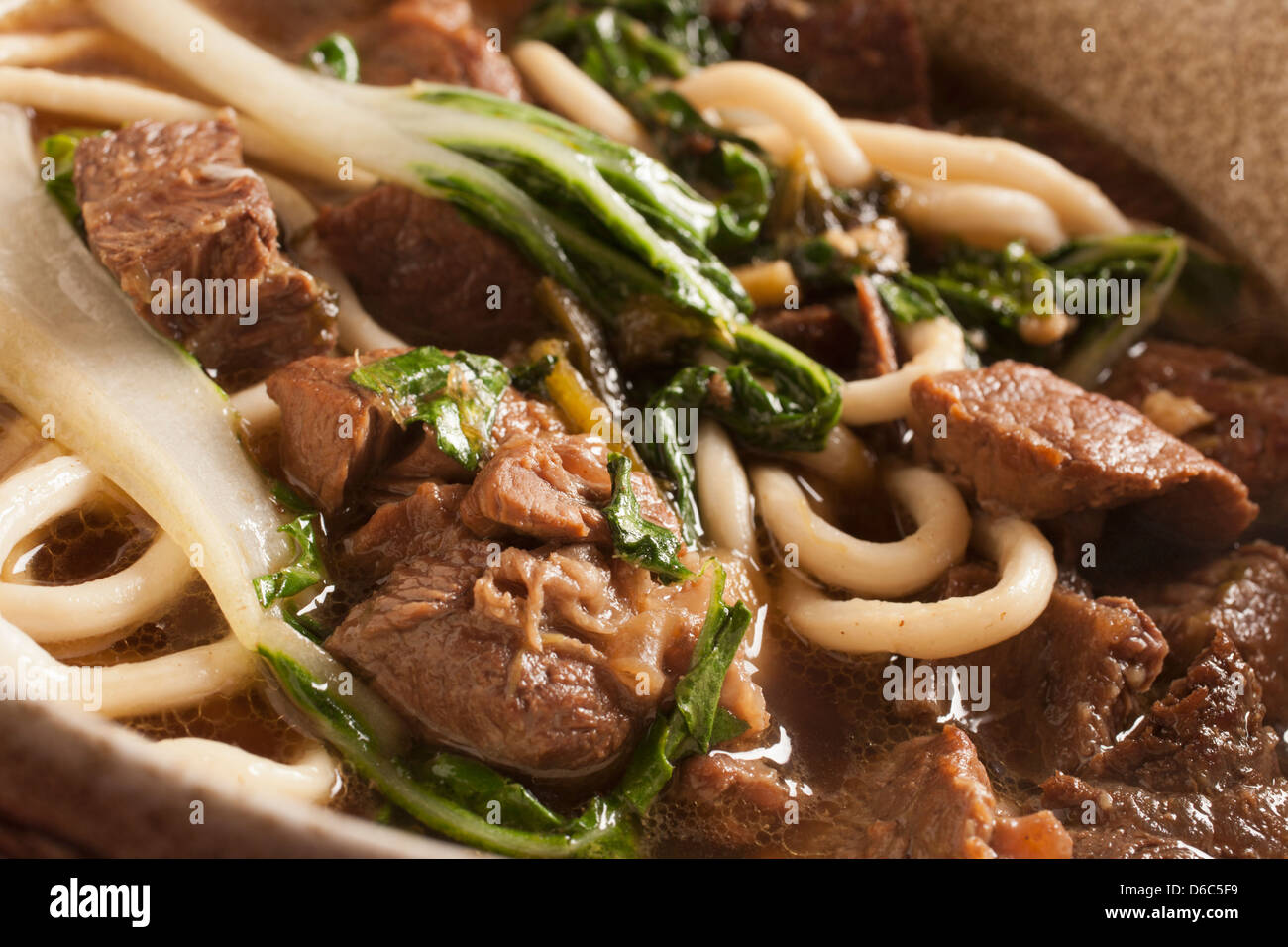 Taiwanesischen Rindfleisch Nudelsuppe Stockfoto