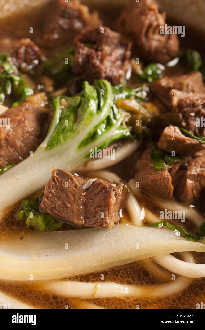 Taiwanesischen Rindfleisch Nudelsuppe Stockfoto