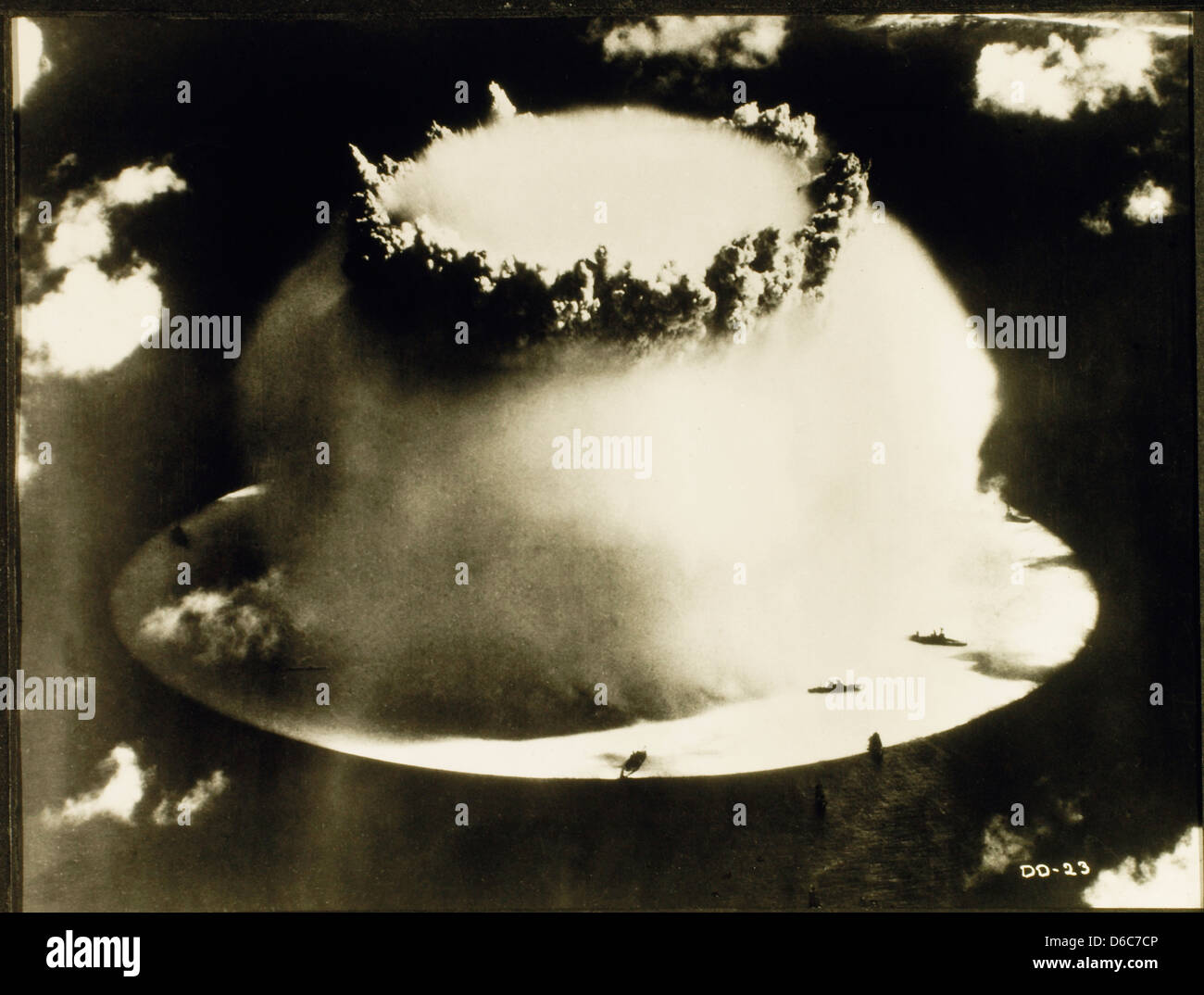 Atombombe Test, Bikini-Atoll, 1946 Stockfoto