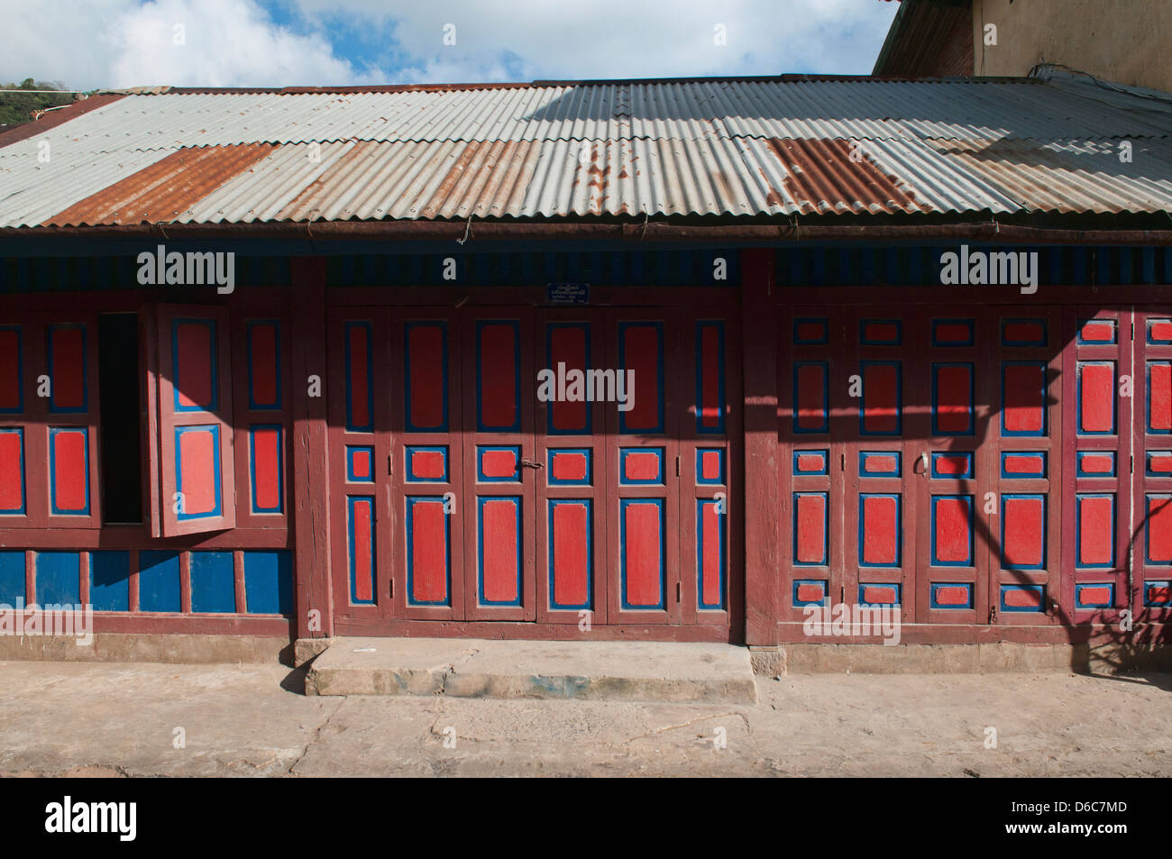 traditionelle Architektur in hat, Laos Stockfoto