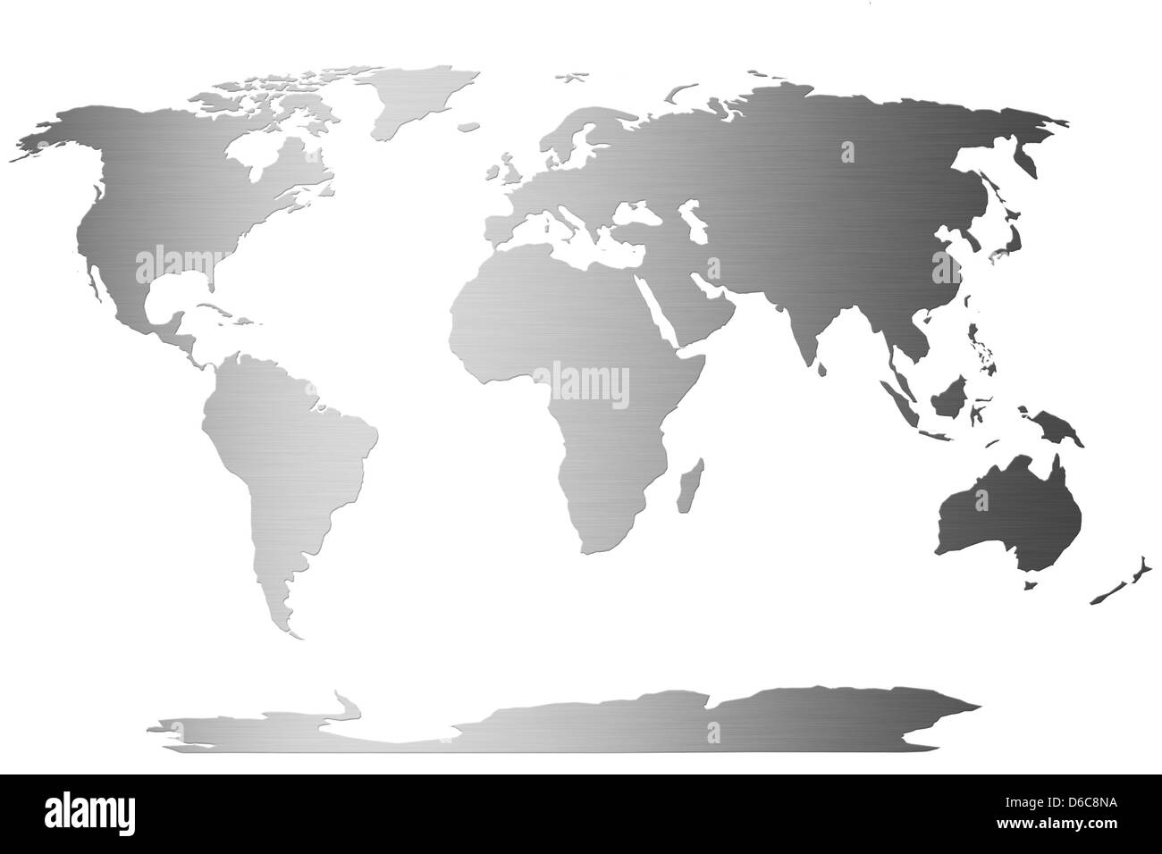 Welt, Weltkarte Stockfoto
