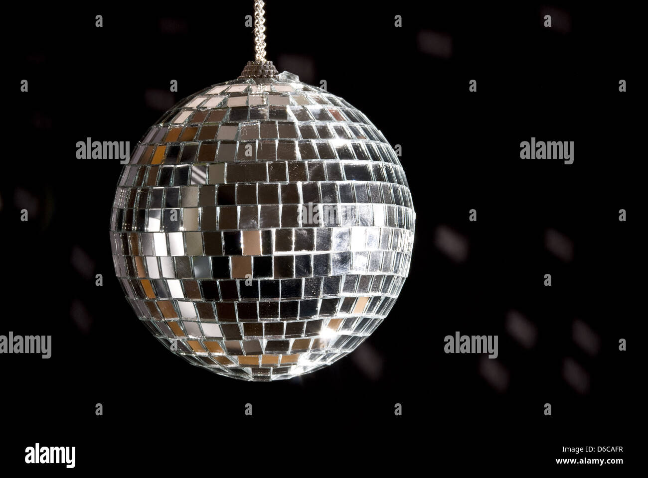 Disco-Kugel mit Beleuchtung Stockfoto