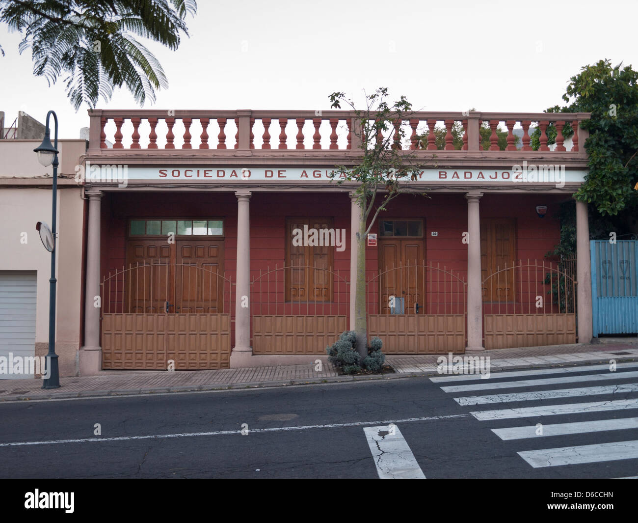 Guimar, altes Haus Tenerife für die Wasser-Kanal-administration Stockfoto