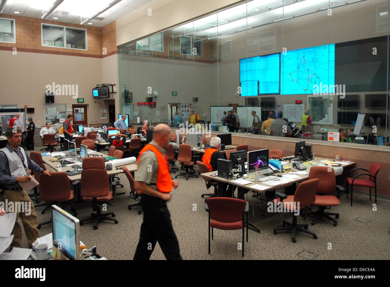 Emergency Operations Center, Los Alamos National Laboratory Stockfoto