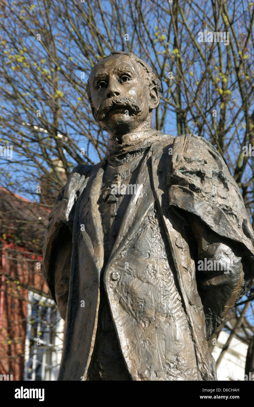 Edward Elgar Statue Detail Worcester Worcestershire England UK Stockfoto