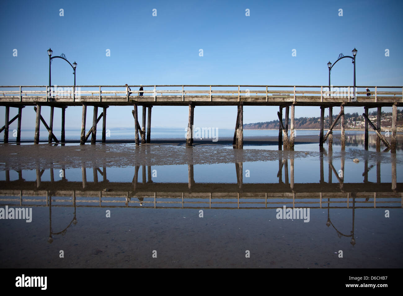 White Rock Pier, Vancouver Stockfoto