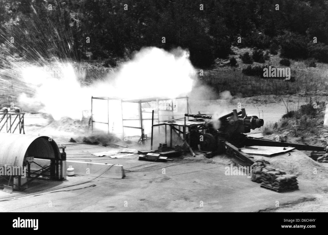 Rüstung-Anti-Panzer-test Stockfoto