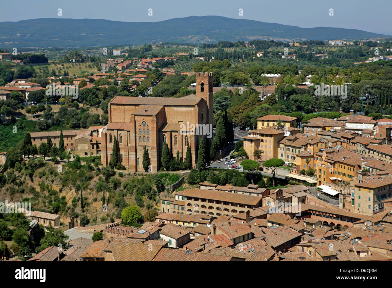 Basilica di San Domenico in Siena Stockfoto