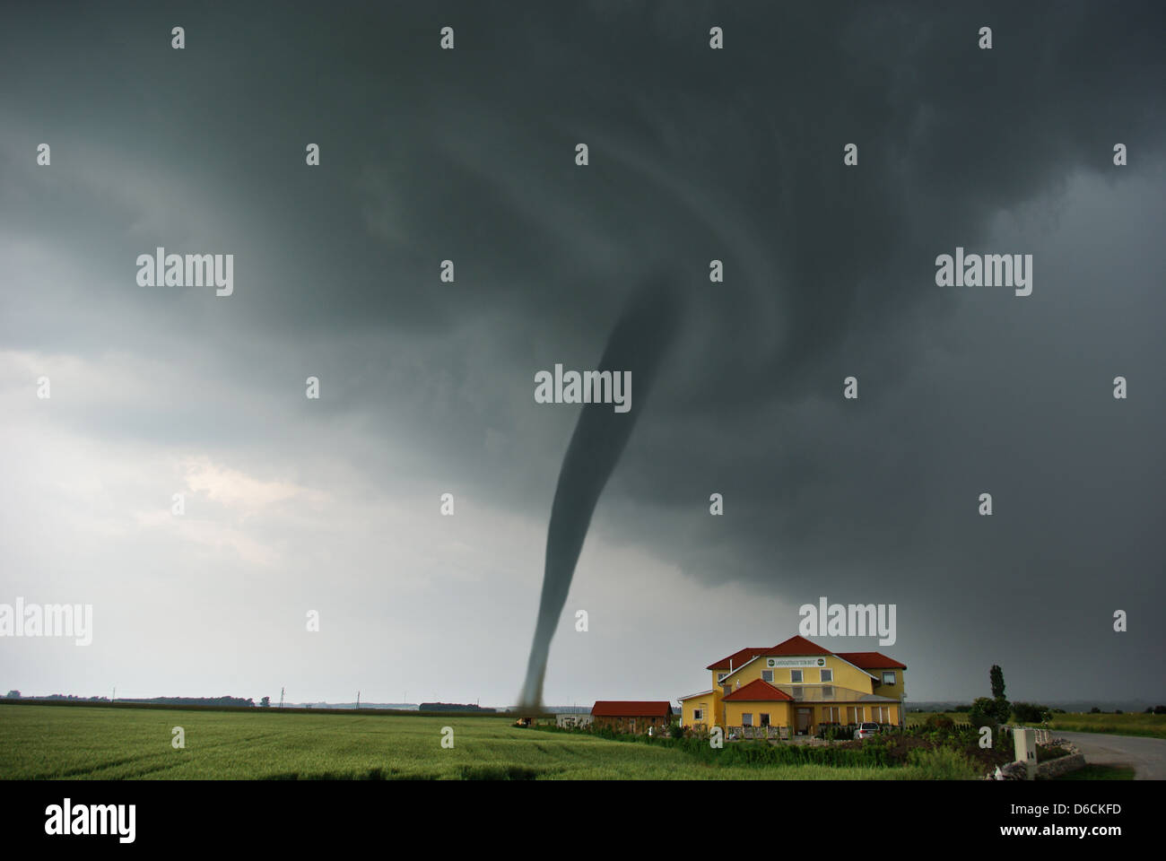 Naturkatastrophe, Sturm, Tornado, Wirbelsturm Stockfoto