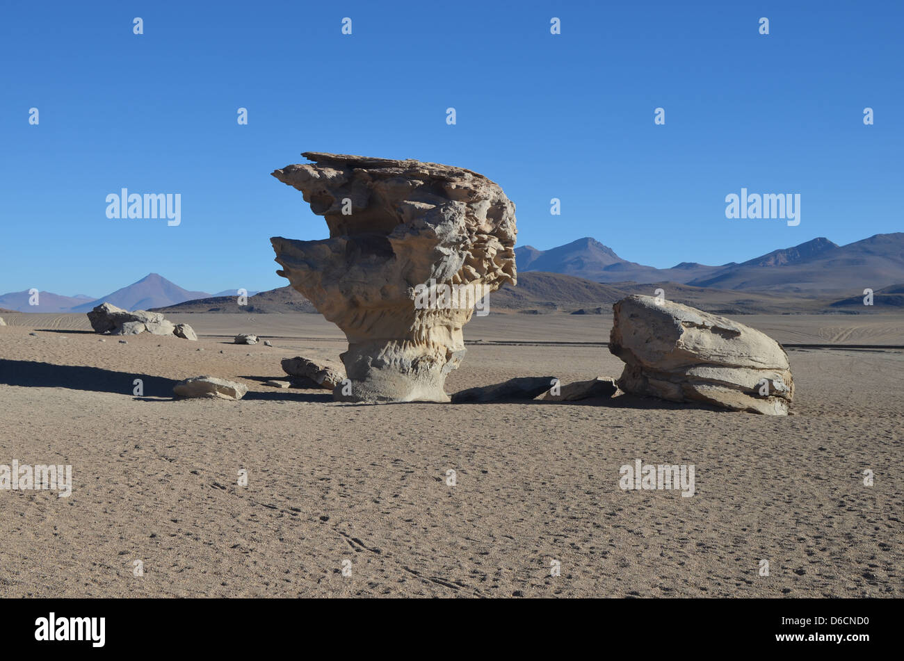 El Arbol de Piedra in der Atacama-Wüste, Bolivien Stockfoto