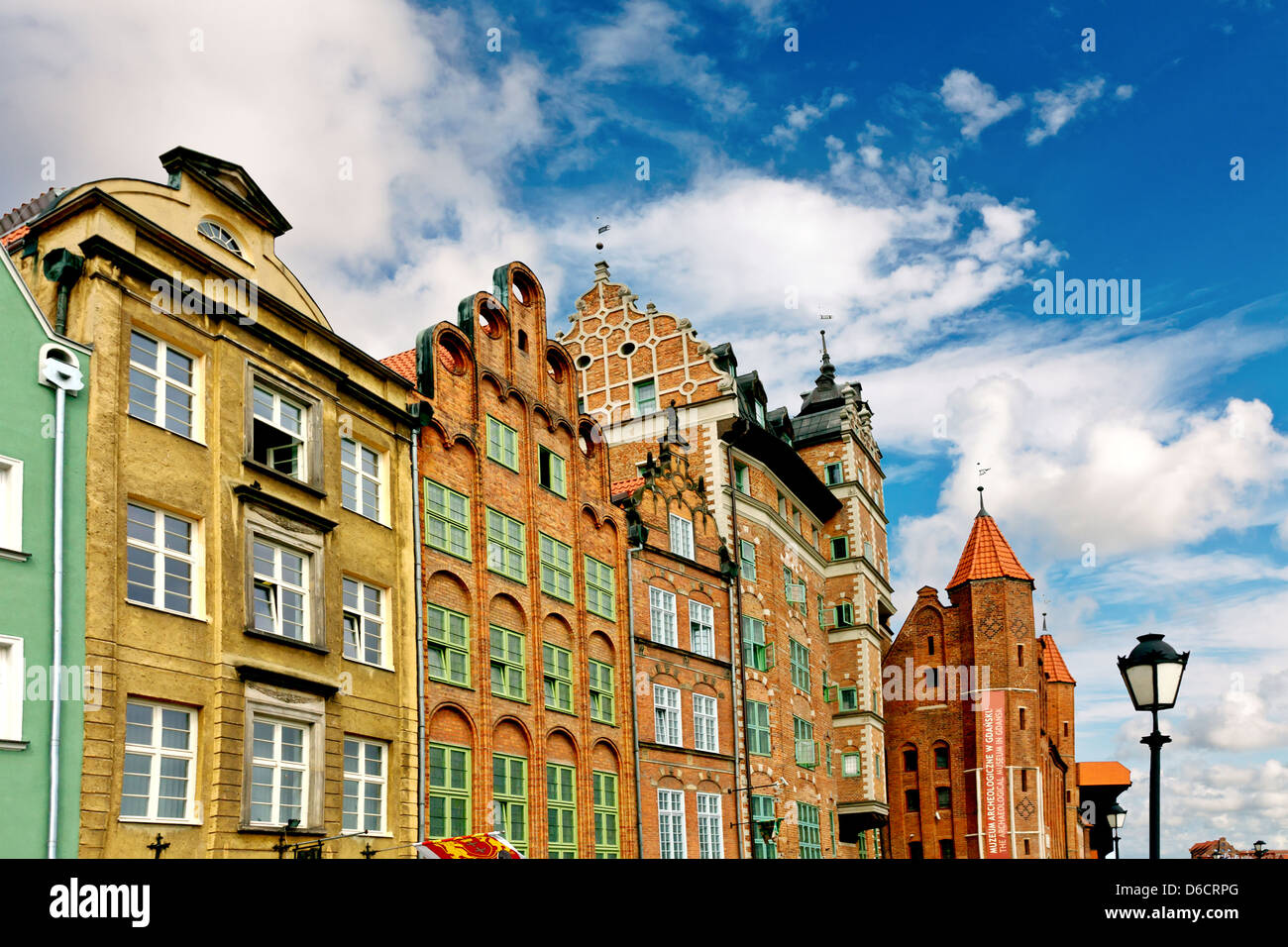 Gdansk Stadtzentrum, Altstadt Stockfoto