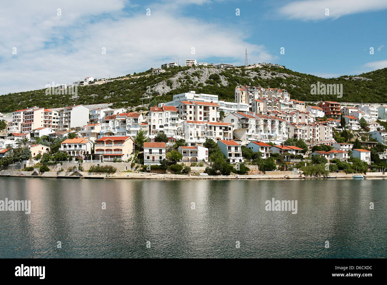 Adria-Küste Stockfoto