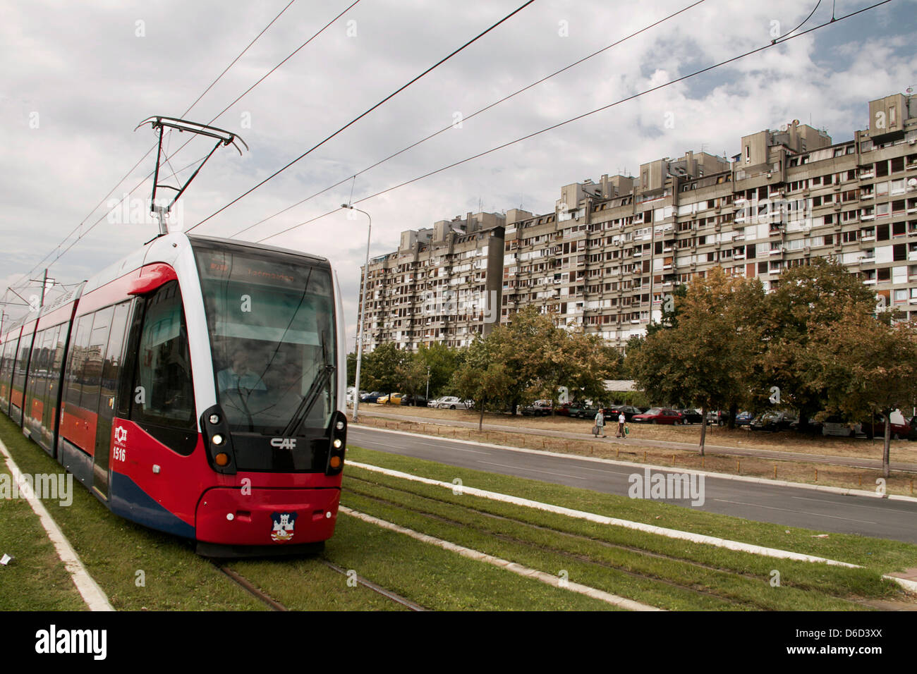 Belgrads Transport Stockfoto