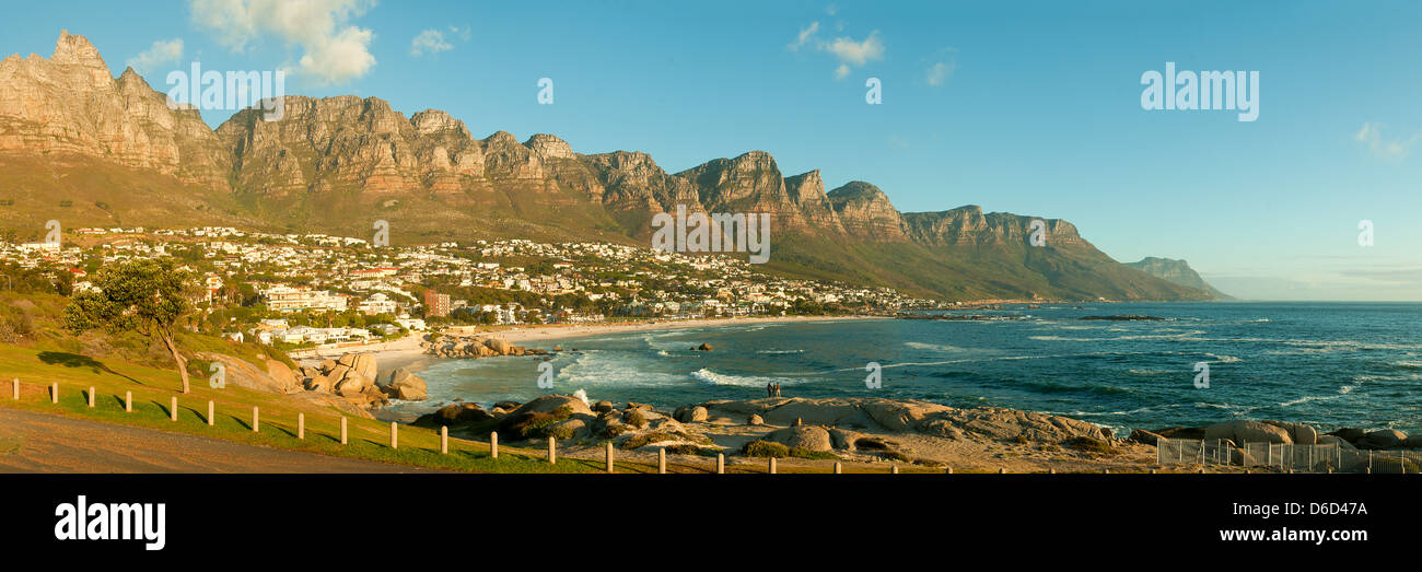 Camps Bay, Cape Town, Western Cape, Südafrika Stockfoto