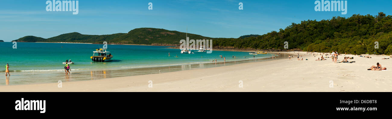 Whitehaven Beach, Whitsunday Island, Queensland, Australien Stockfoto