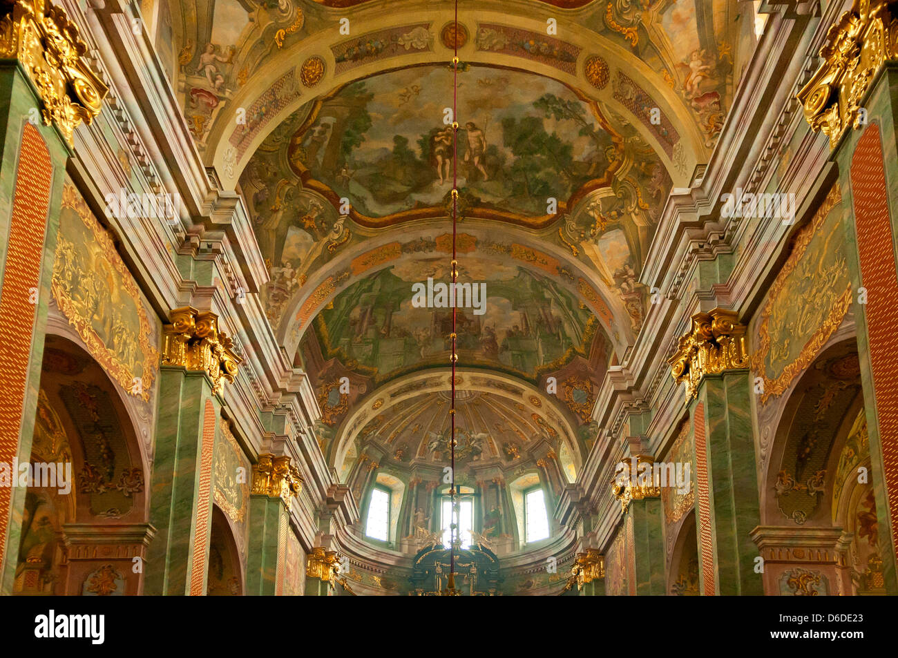 Im Inneren der Kirche erzkathedralen, Lublin, Polen Stockfoto