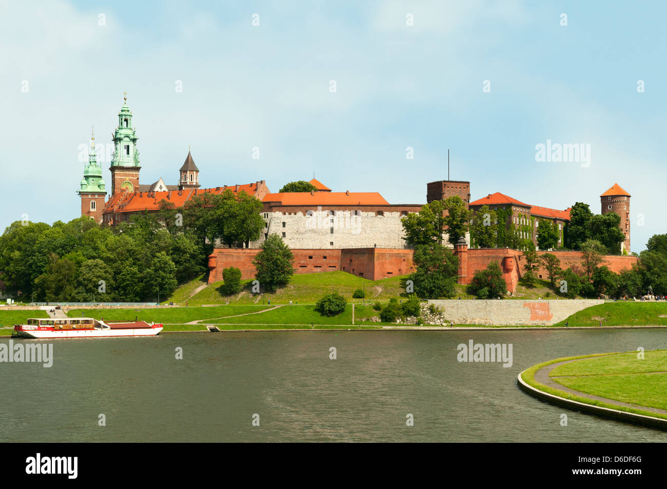 Schloss Wawel, Krakau, Polen Stockfoto