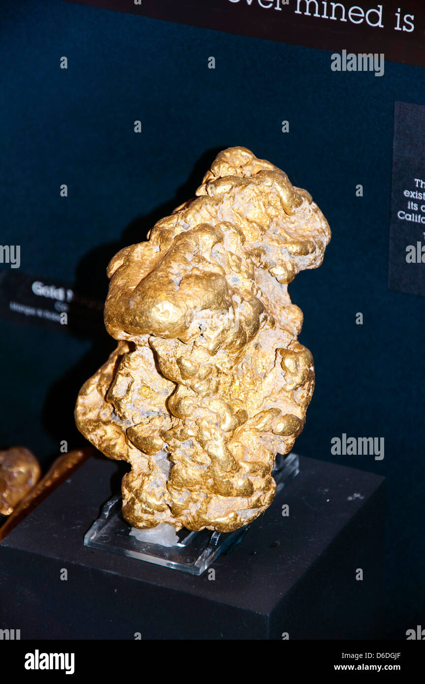 Gold-nuggets Stockfoto