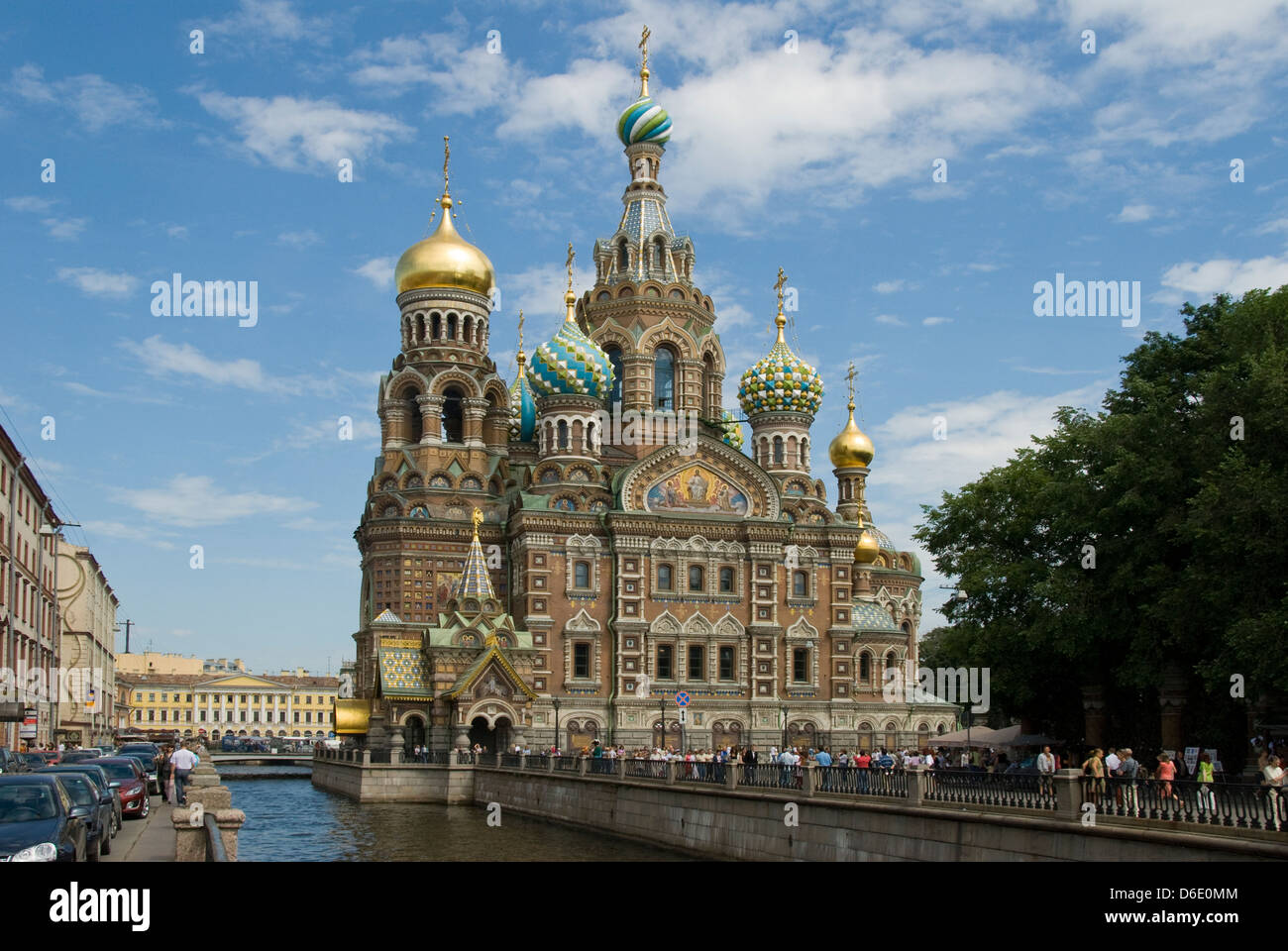 Kirche auf vergossenen Blutes, St Petersburg, Russland Stockfoto