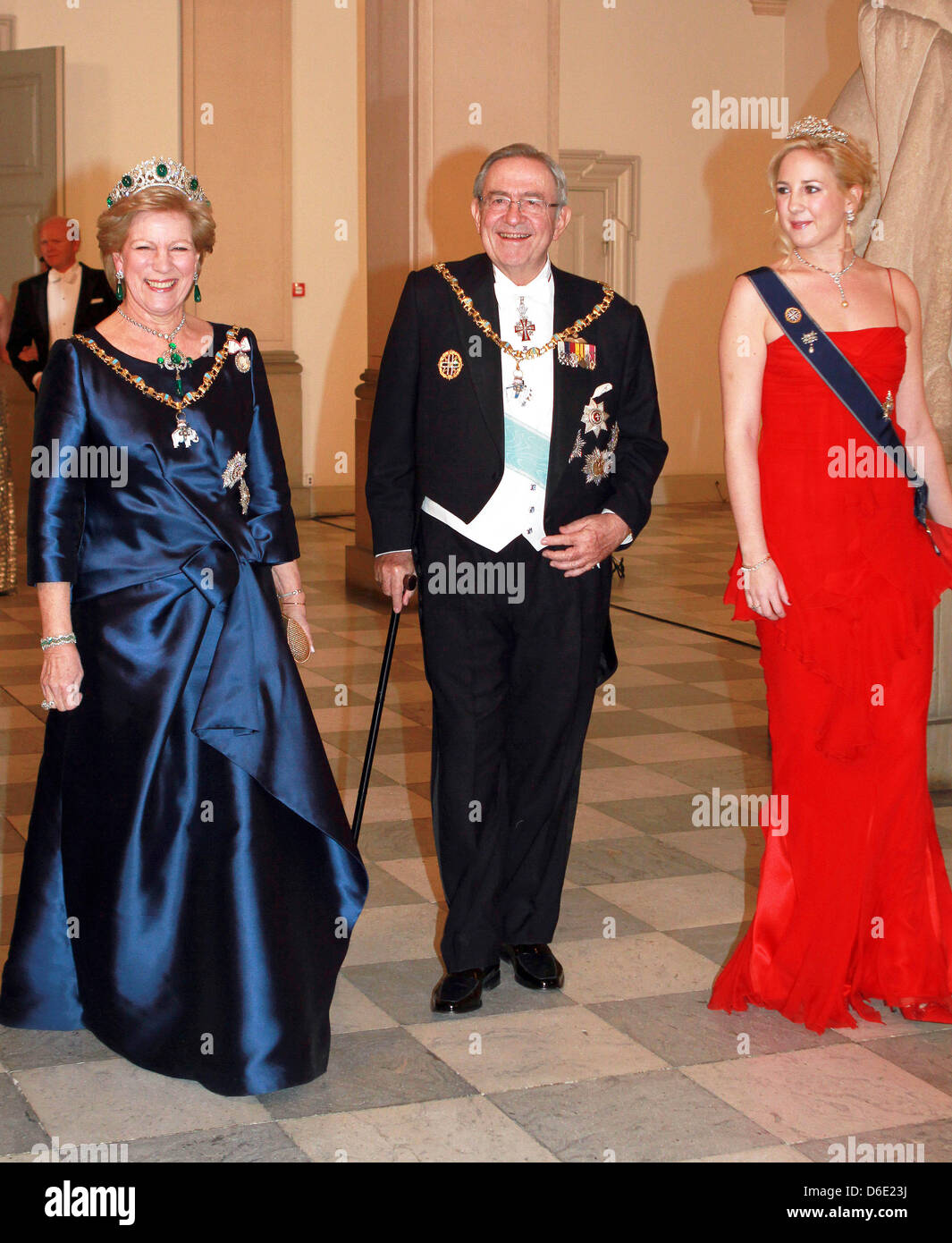 Königin Anne Marie König Constantin Und Prinzessin Theodora Von Griechenland Und Dänemark 