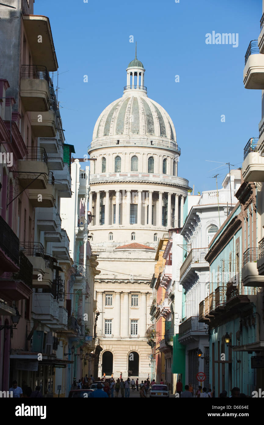 Capitolio Nacional, Kapitol, Zentral-Havanna, Kuba, Karibik, Karibik Stockfoto