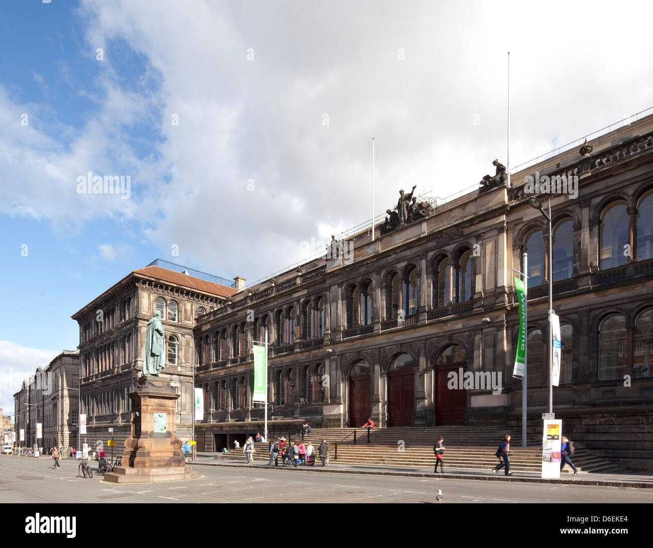 National Museum of Scotland Sanierung, Stadt von Edinburgh, Vereinigtes Königreich. Architekt: Gareth Hoskins Architekten, 2011. Stockfoto