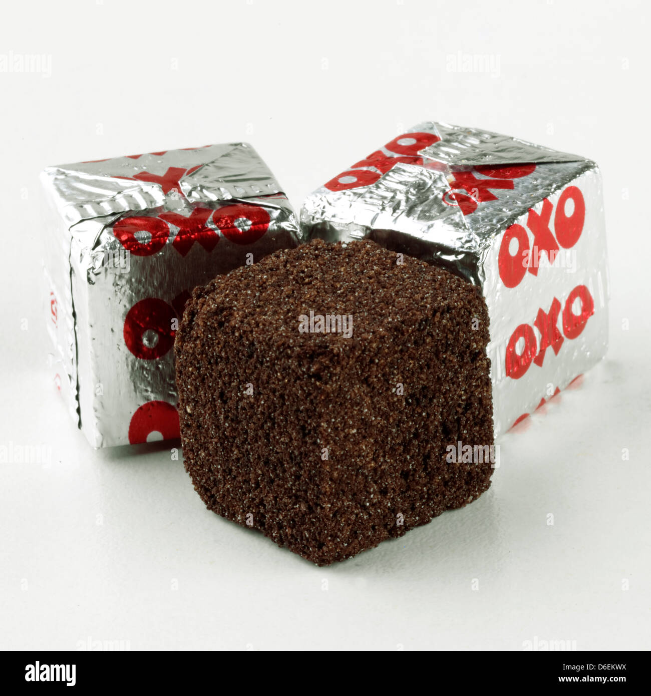Oxo-Würfel Stockfoto