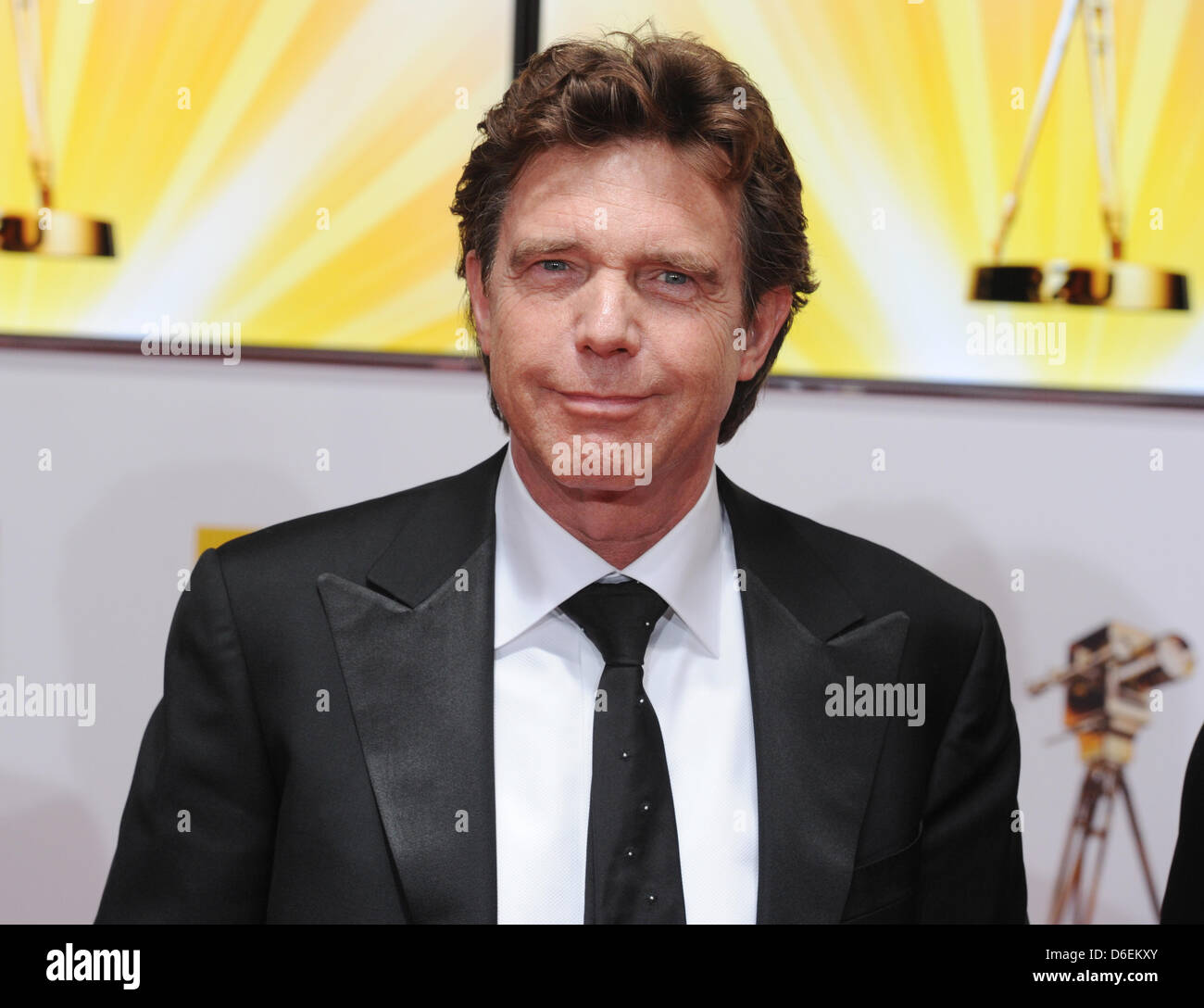 Niederlandische Produzent John De Mol Kommt Fur Den 47 Goldene Kamera Award In Berlin Deutschland 4 Februar 2012 Die Auszeichnung Wurdigt Herausragende Leistungen Im Fernsehen Film Und Unterhaltung Foto Jens Kalaene Stockfotografie Alamy