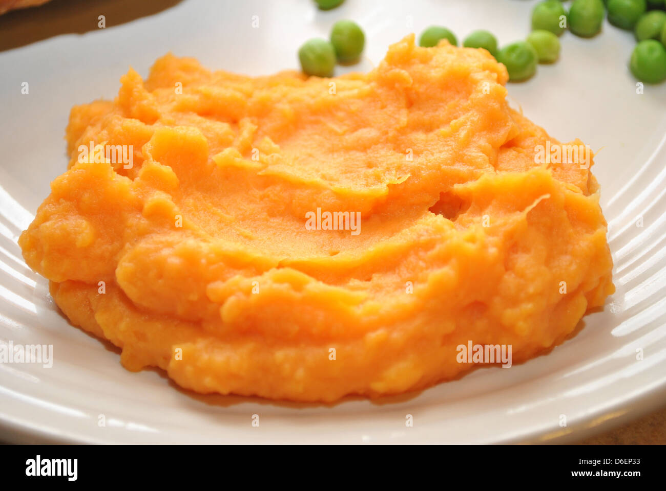 Beilage der Süßkartoffelpüree Stockfoto