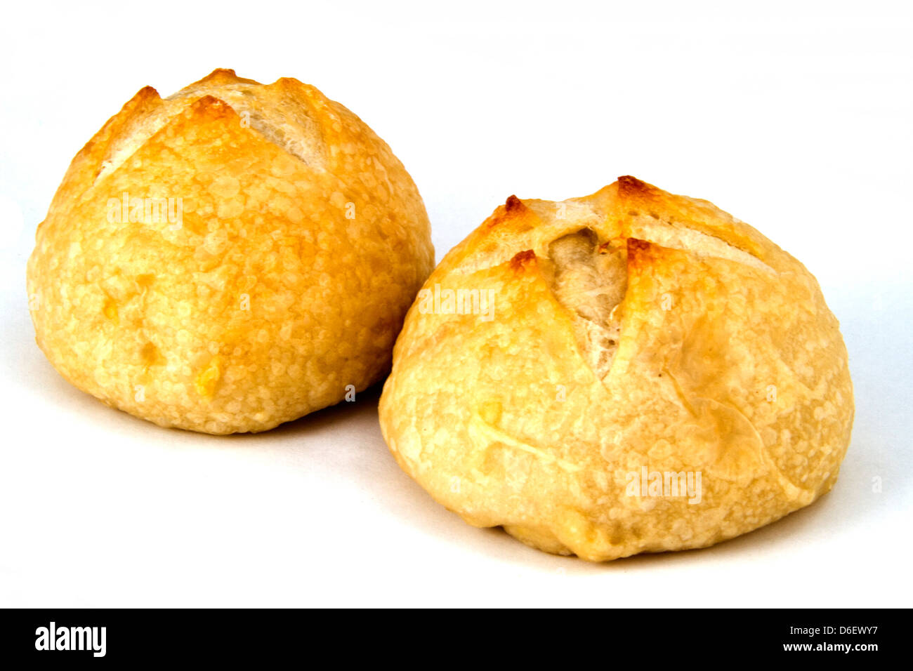 Kleine goldene knuspriges Brötchen Stockfoto