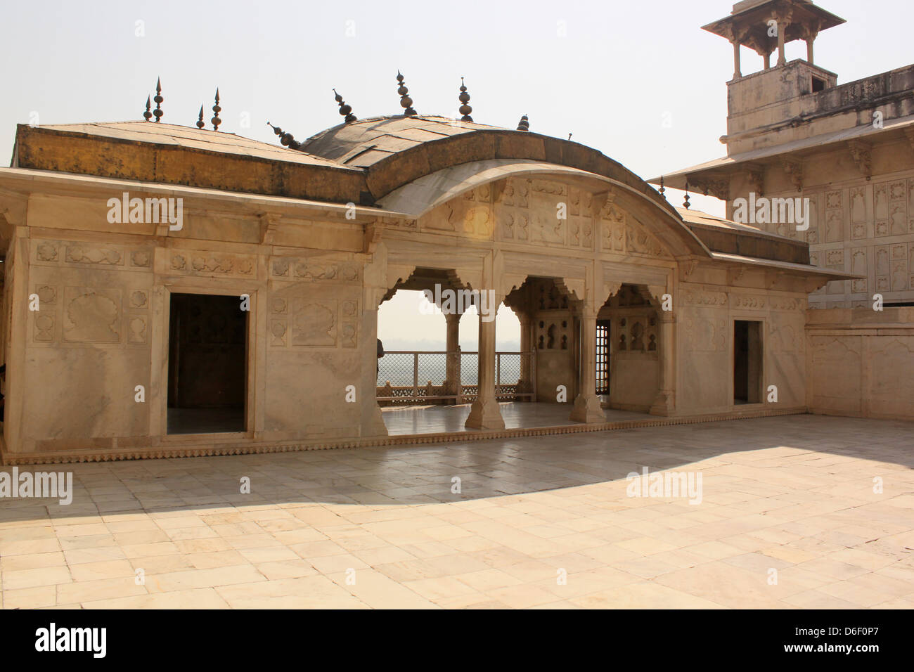 Agra Fort UNESCO World Heritage Site Agra, Uttar Pradesh, Indien Stockfoto