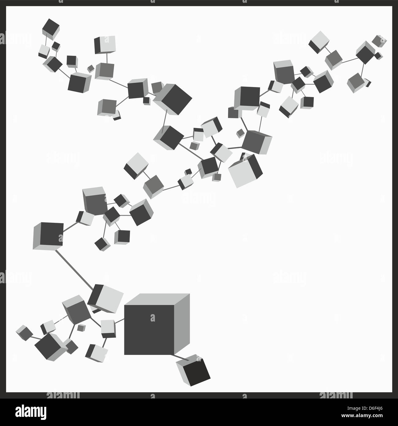 Abstrakten geometrischen Hintergrund Stockfoto