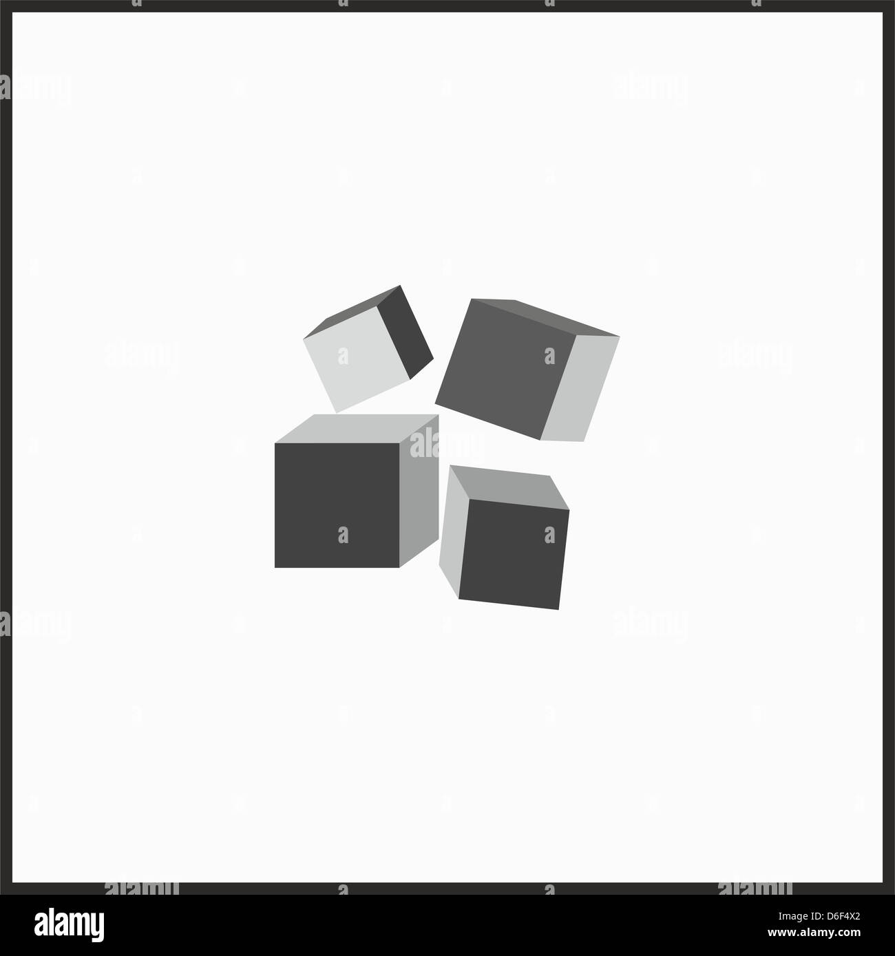 Abstrakten geometrischen Hintergrund Stockfoto