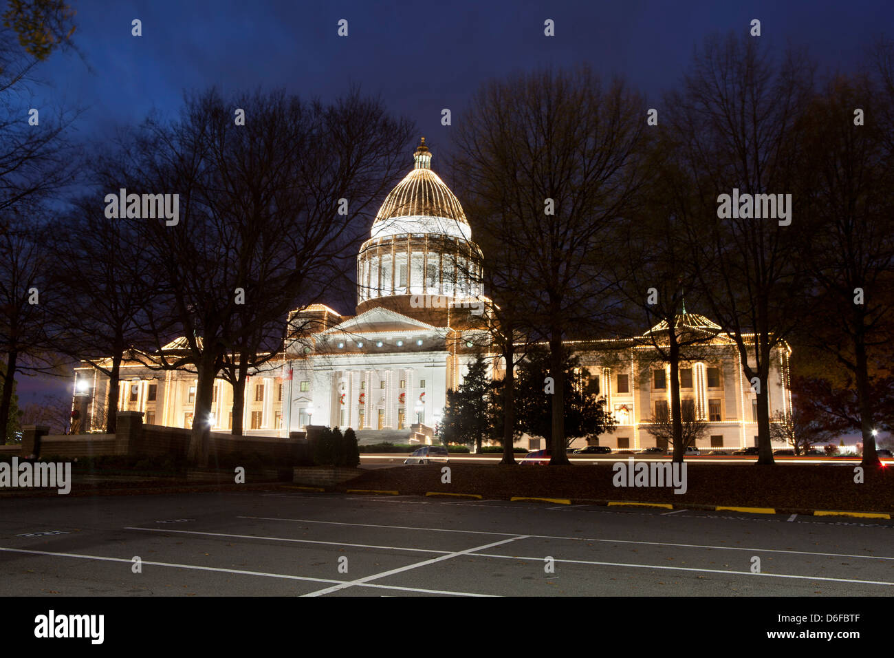 Arkansas State Capitol in Little Rock, Arkansas, USA Stockfoto