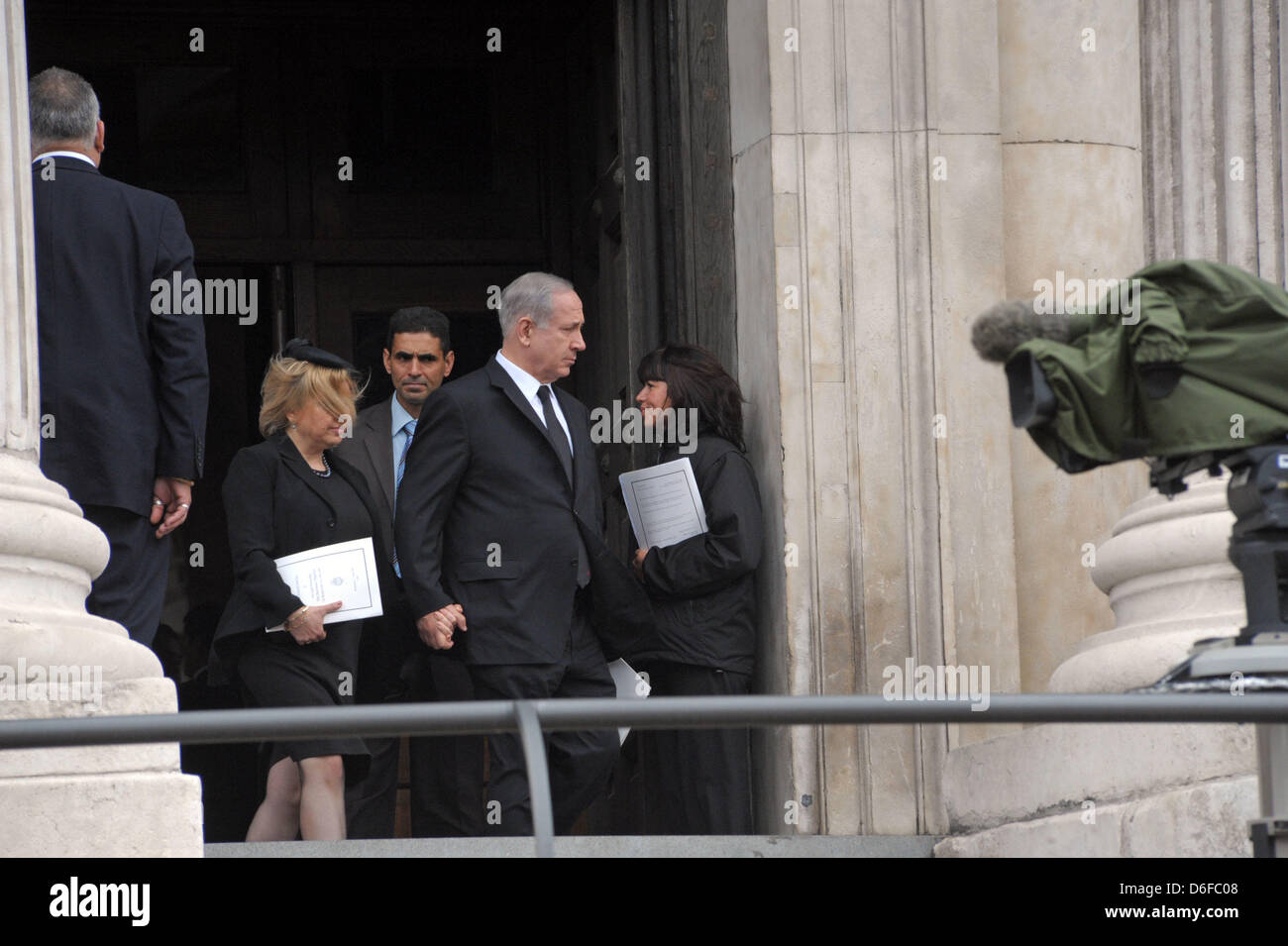 London, Vereinigtes Königreich. 17. April 2013. Margaret Thatcher Beerdigung St Pauls London. Stockfoto