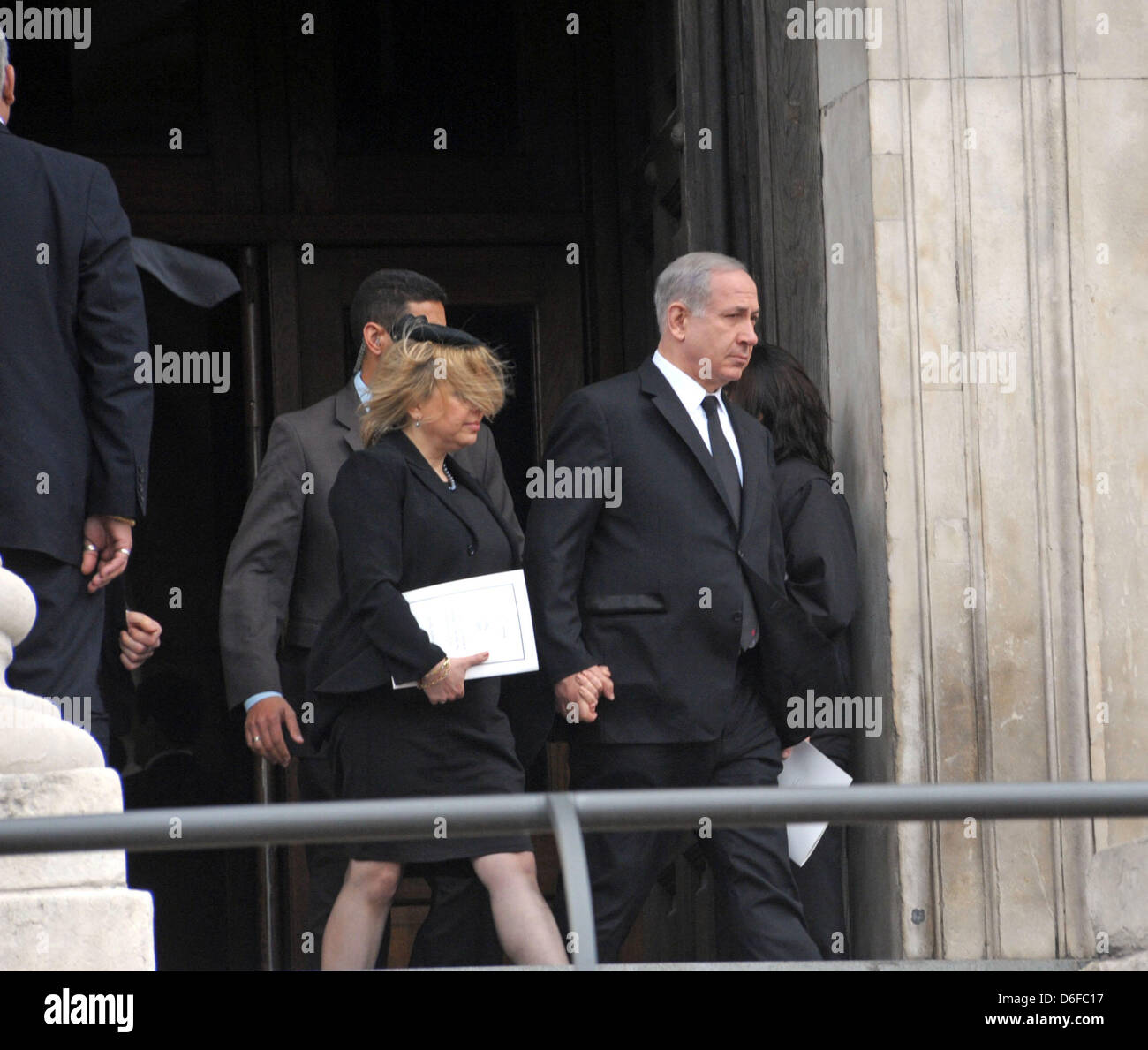 London, Vereinigtes Königreich. 17. April 2013. Margaret Thatcher Beerdigung St Pauls London. Stockfoto