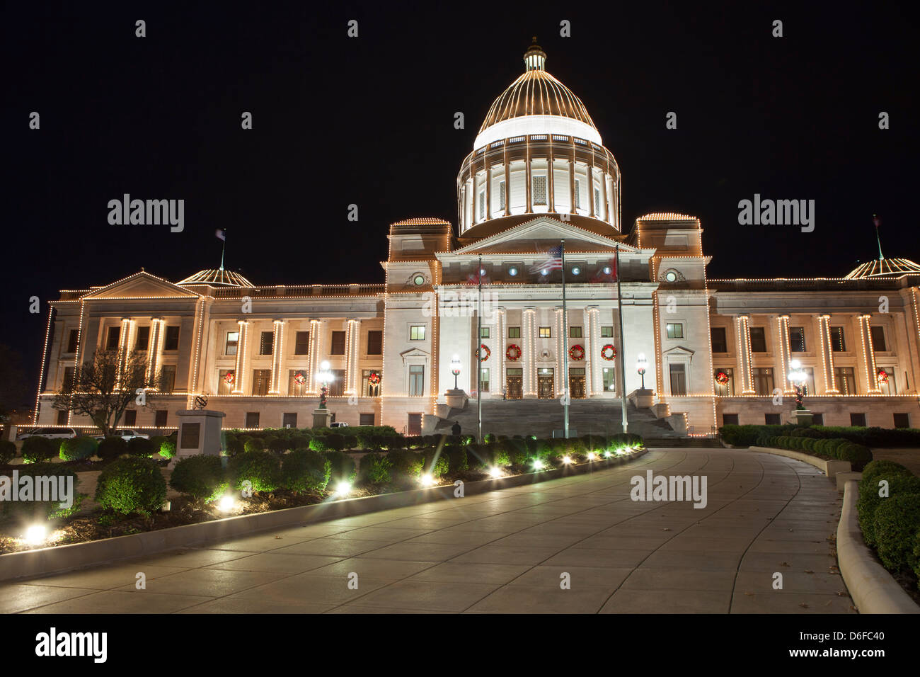 Arkansas State Capitol in Little Rock, Arkansas, USA Stockfoto
