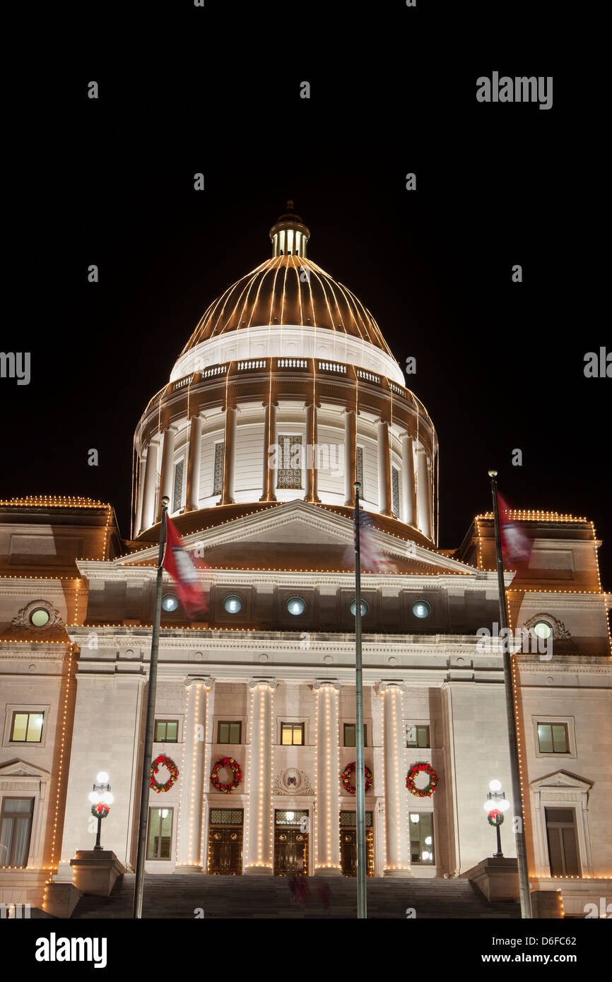 Arkansas State Capitol in Little Rock, Arkansas, USA Stockfoto