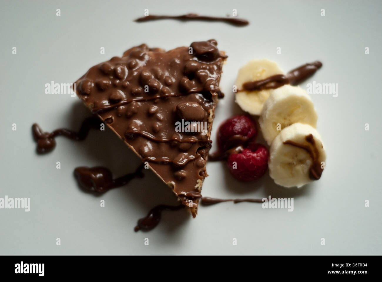 Daim Schokolade Kuchen Stockfoto