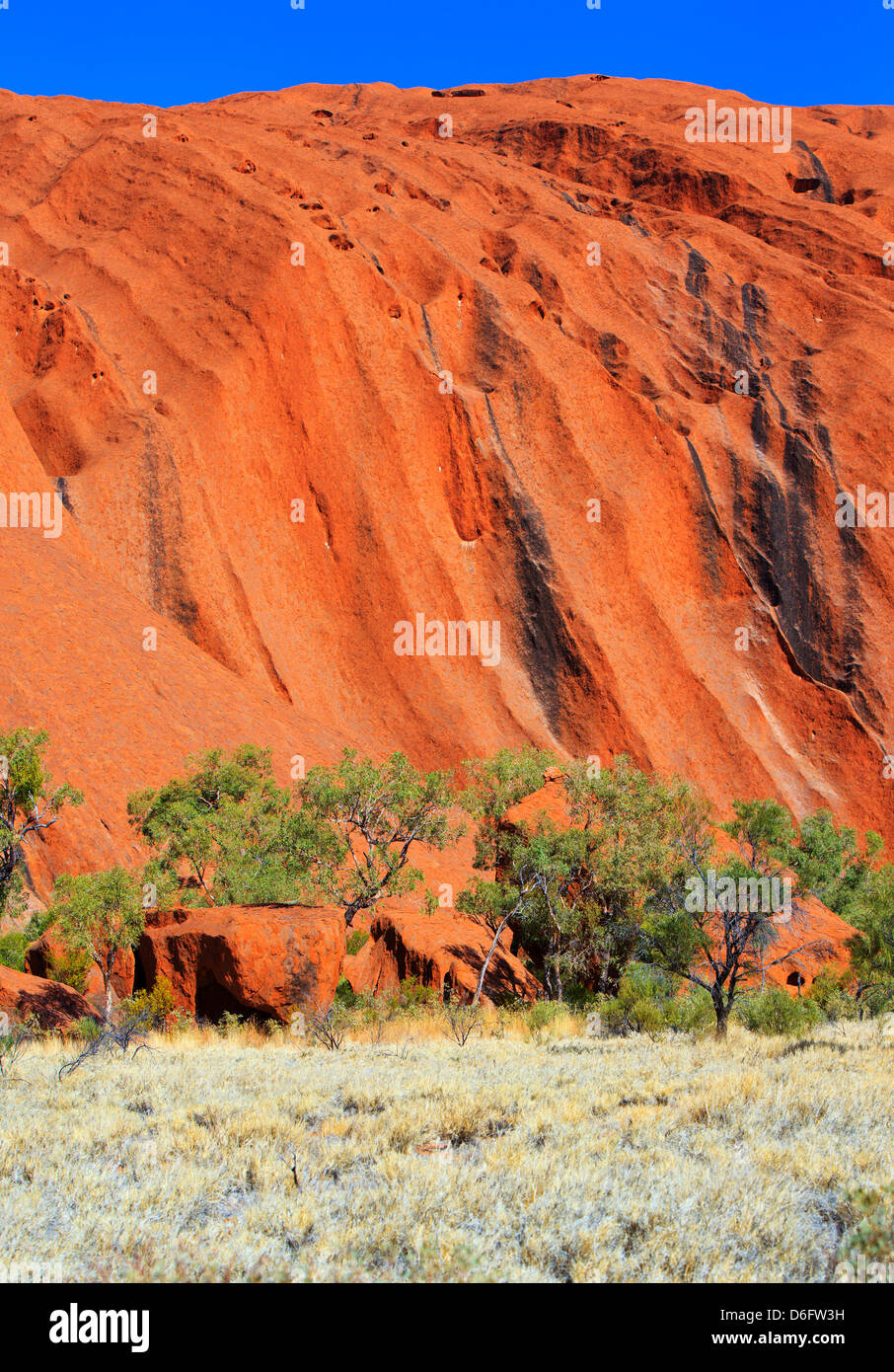 outback-Landschaft Landschaften australischen Uluru Ayers Rock im Northern Territory Central Australien Stockfoto