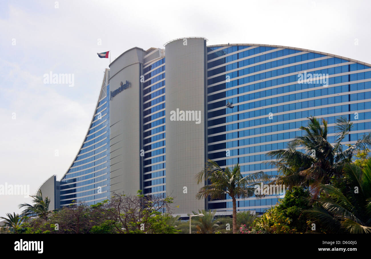Jumeirah Beach Hotel, Dubai, Vereinigte Arabische Emirate Stockfoto