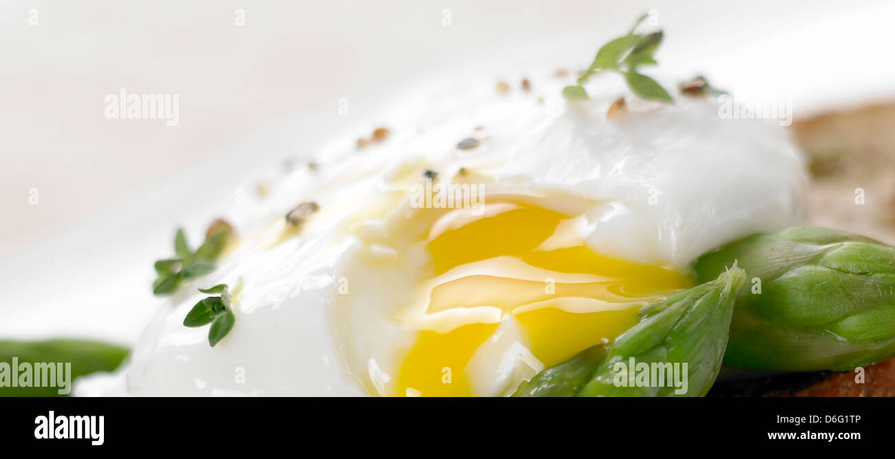 Pancetta auf Toast mit Rezept Stockfotografie Alamy