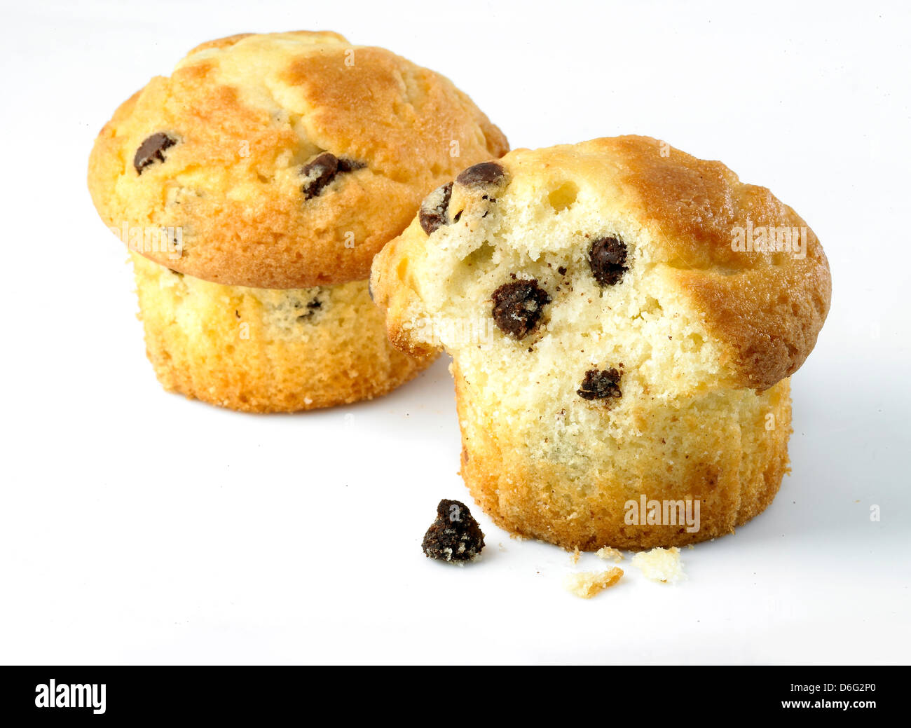 Chocolate Chip Muffin Stockfoto