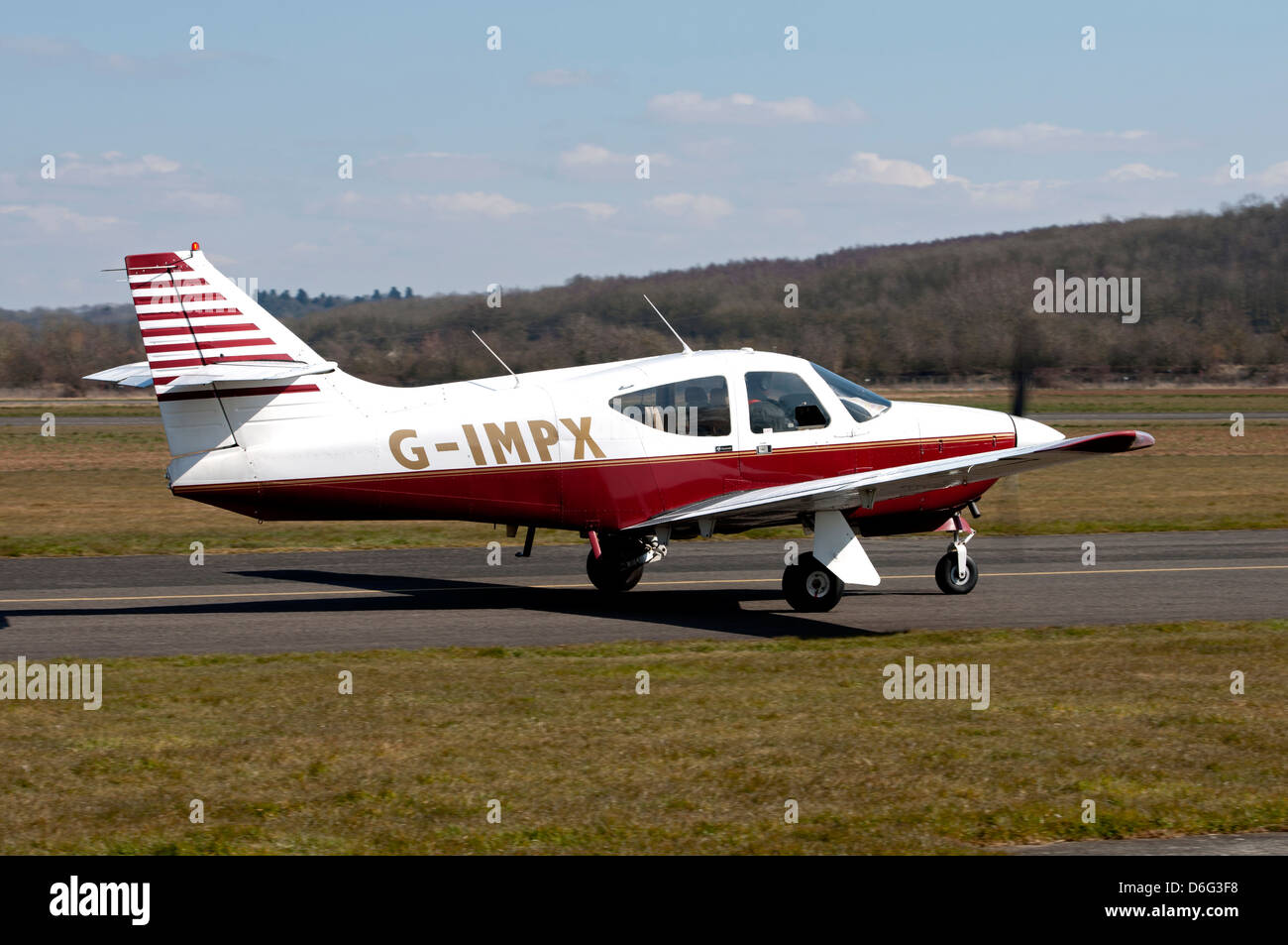 Rockwell Commander 112 b (G-IMPX) Stockfoto