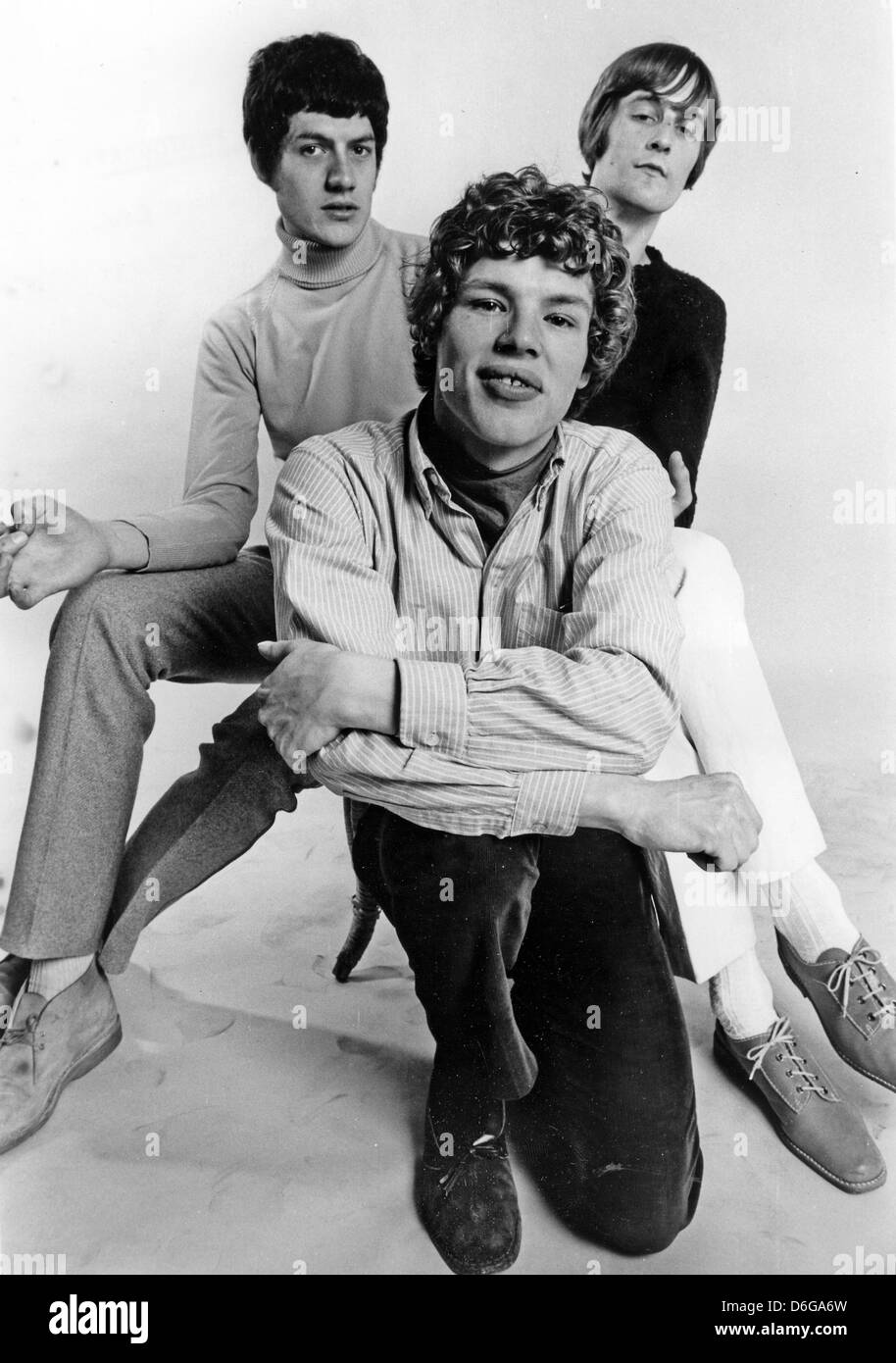 WARME Töne UK-pop-Gruppe im Jahr 1967. Nachschlagewerke erwähnen nur die Gruppe mit zwei Mitgliedern, aber in dieser Sitzung gab es drei. Foto Tony Gale Stockfoto