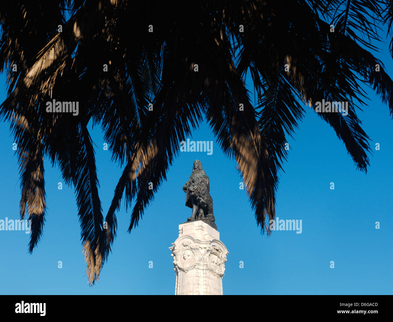 Lissabon, Portugal, das Denkmal für den Marques de Pombal Stockfoto