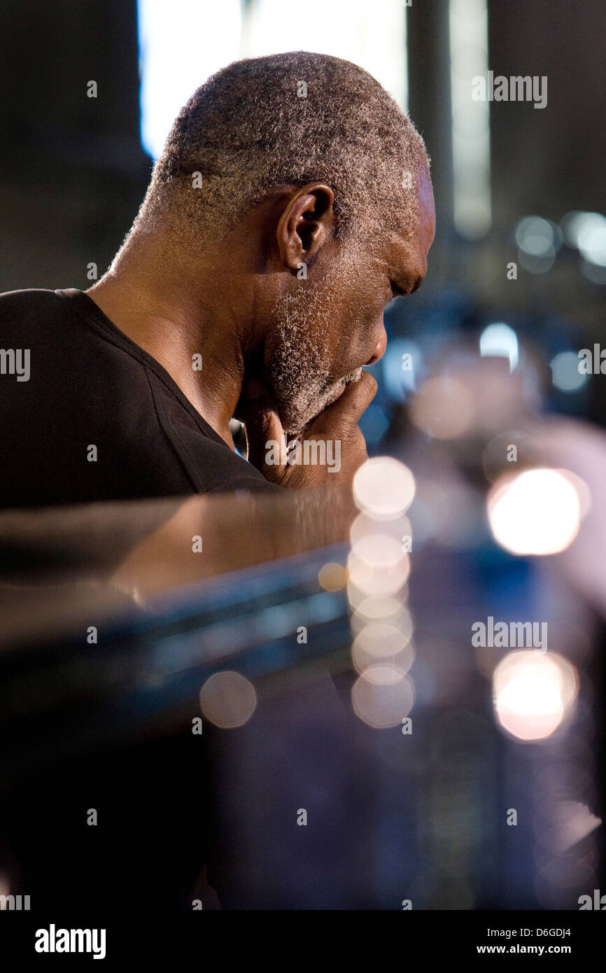 Willard White OM, CBE, Jamaikanisch geborene britische Opern Bass-Sänger singen auf dem Canterbury Festival Stockfoto