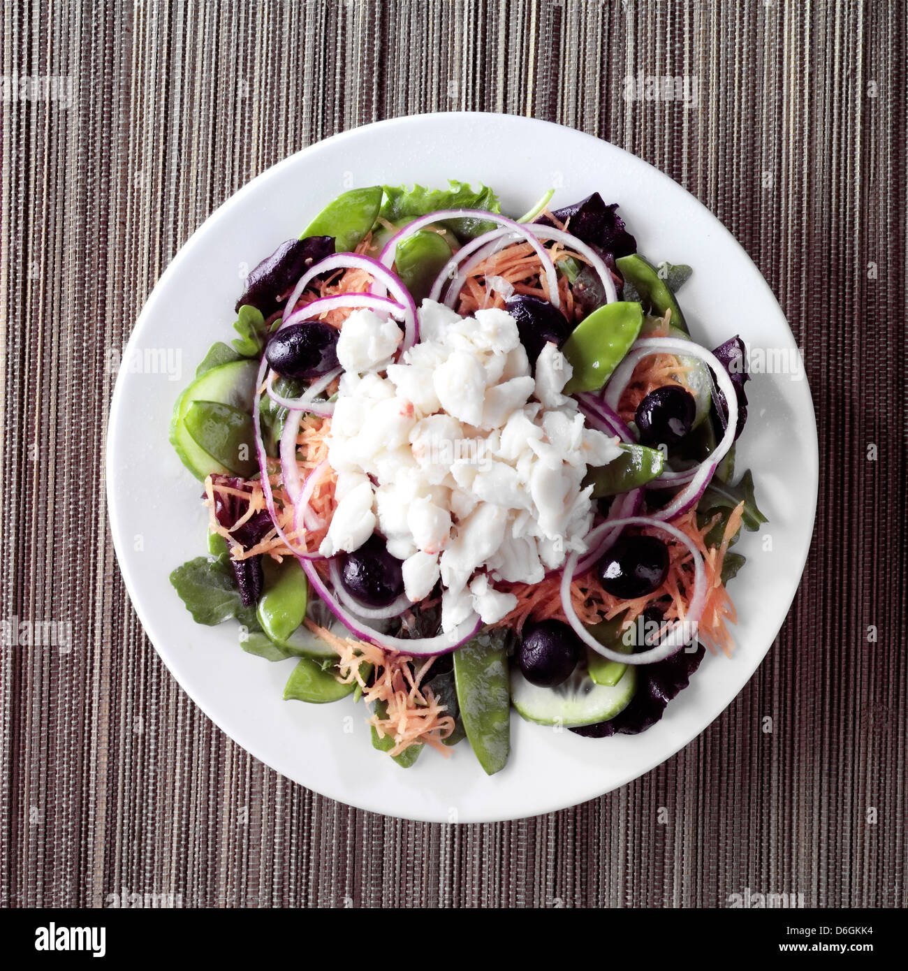 Griechischer Salat Stockfoto