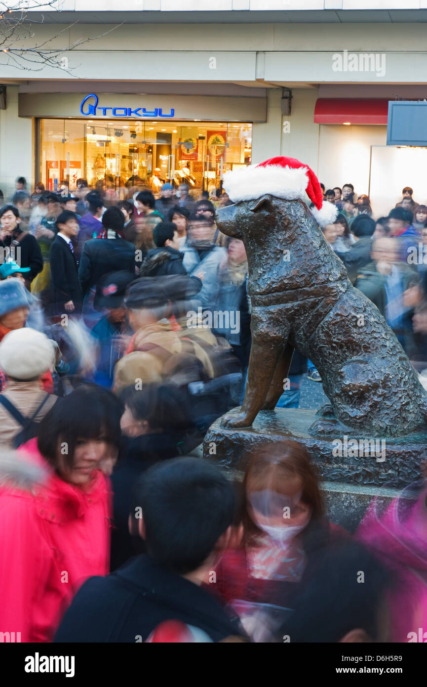 Hachiko Hund Treffpunkt, Shibuya Ward, Tokio, Japan, Asien