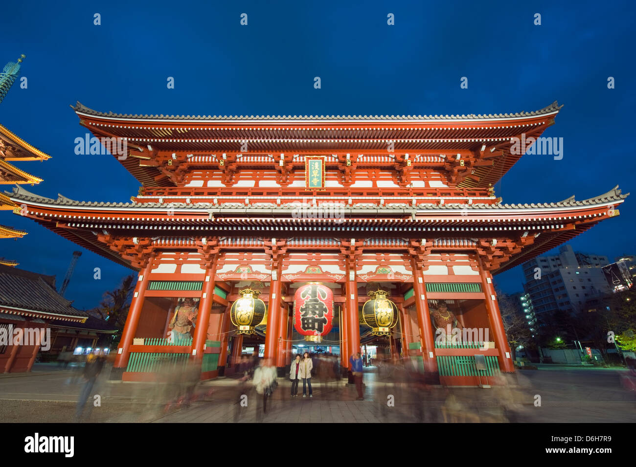 Sensoji Tempel in Asakusa, Tokio, Japan, Asien Stockfoto